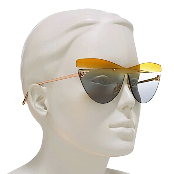 Fendi FF 0400/S XYO 99 Fendi 99 mm Grey Sunglasses - Picture 3 of 16